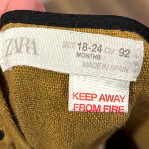 Zara Button Front Polka Dot Dress - Picture 4 of 6